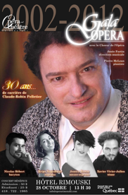 Un hommage à Claude-Robin Pelletier, directeur du Théâtre-Opéra de Rimouski Un hommage à Claude-Robin Pelletier, directeur du Théâtre-Opéra de Rimouski