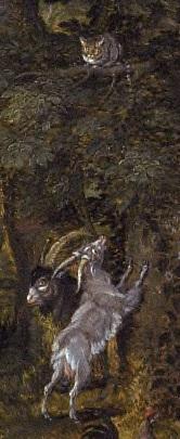 1616_Jan-Brueghel-the-Elder-and-Peter_Paul_Rubens-Garden-of-Eden_detail chevre