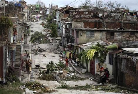 Cuba après le passage de l'ouragan Sandy