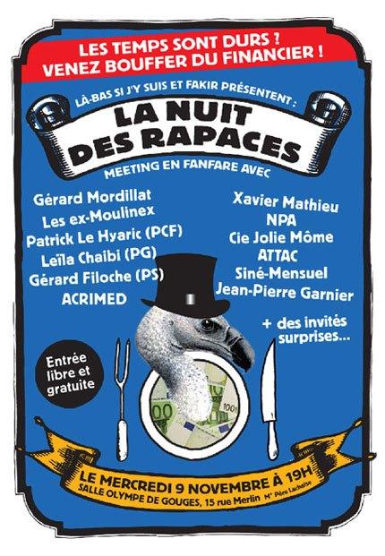 affiche_nuitdesrapaces_web_article Aujourd’hui, les riches déterrent la hache de guerre #vautoursduJDD