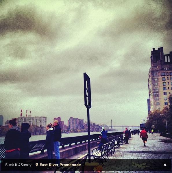Les clichés instagram de l’ouragan #Sandy