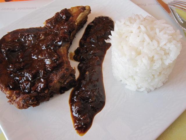 Côte de porc à la crème d'orange 7-2428.JPG