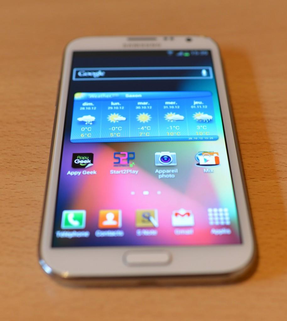 Test du Samsung Galaxy Note II : Entre smartphone et tablette, mon coeur balance!
