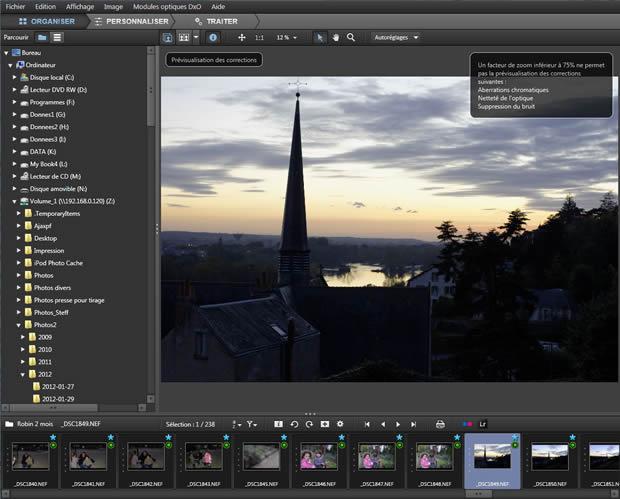 Sortie de DxO Optics Pro 8 DxO Optics Pro 8