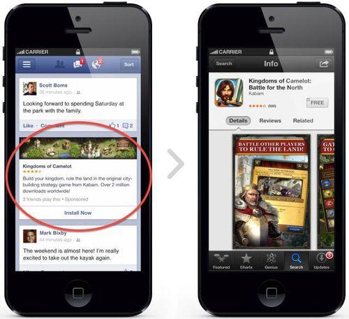 Faceboook-iphone-mobile-app-ads