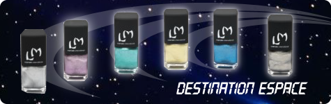 J'ai testé pour vous : La collection « Destination Espace » de LM Cosmetic