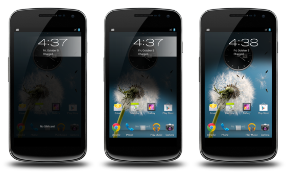 L’écran de verrouillage de BB10 disponible sur Android