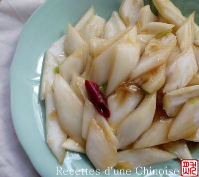 Chou chinois (Pe-tsaï) sauté express, sauce au vinaigre de riz 醋熘白菜