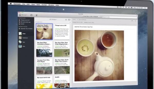 Evernote 5 en Beta sur Mac OSX