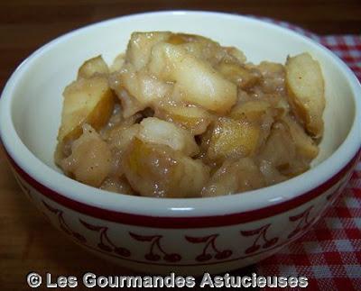 Compotée de Pommes au Caramel crémeux et à la Cannelle