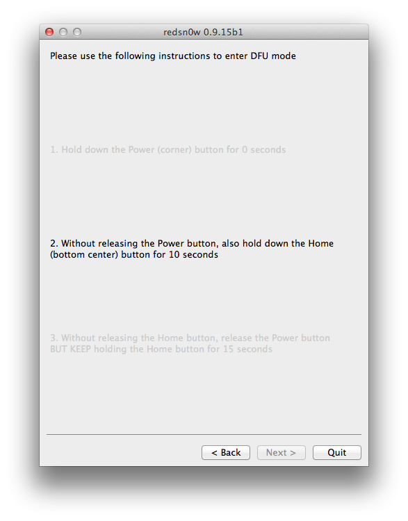 [Tuto MAC] Jailbreak iOS 6.0.1 (Semi-Tethered) iPhone 4 et 3GS avec Redsn0ws...