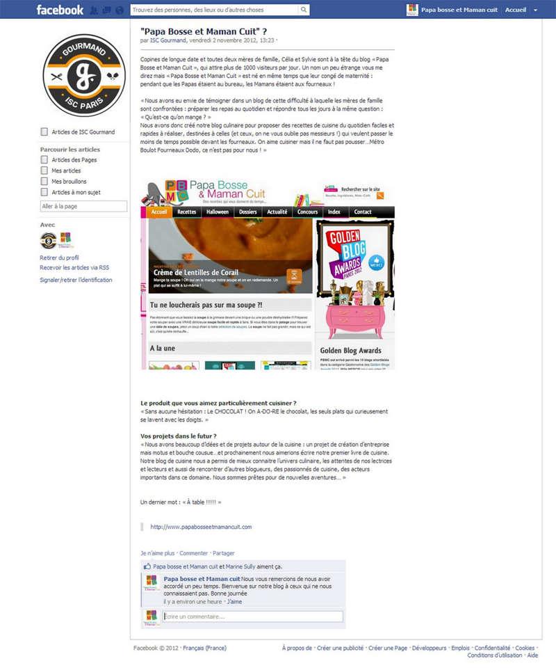 isc-paris gourmand Interview de ISC Paris gourmand