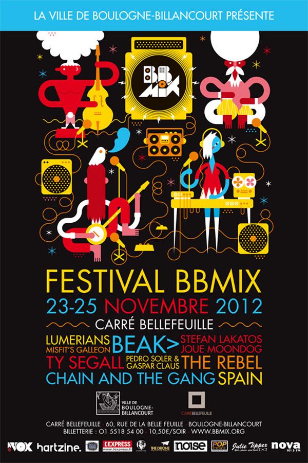 8eme edition du festival BBMIX de Boulogne du 23 au 25 novembre