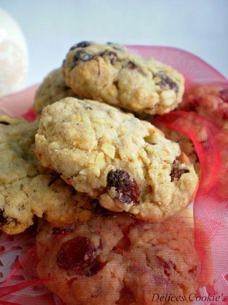 Cookies aux flocons d'avoine, à la vanille & aux raisins secs...pour