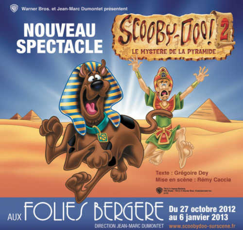 Le retour sur les planches de Scooby-Doo... critique scooby doo folies bergère