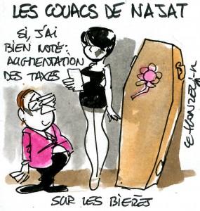 Les Couacs de Najat Belkacem : taxes sur la bière (René Le Honzec/Contrepoints) Taxes sur la bière : la colère gronde