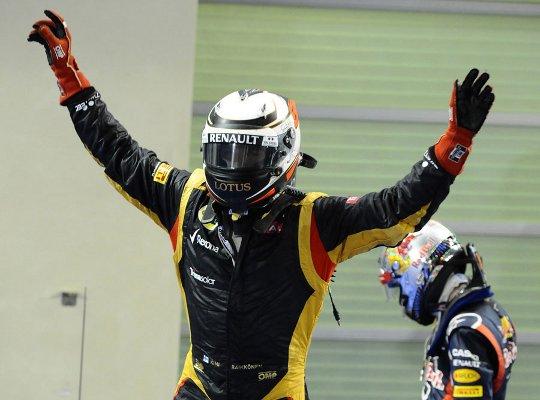 1ere victoire pour Kimi cette saison a Abu Dhabi