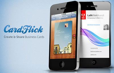 Cardflick, créez votre carte de visite depuis votre smartphone