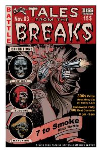 Tales From The Break: Party d’Halloween et bboy battle