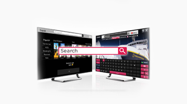 La recherche universelle de la Smart TV LG