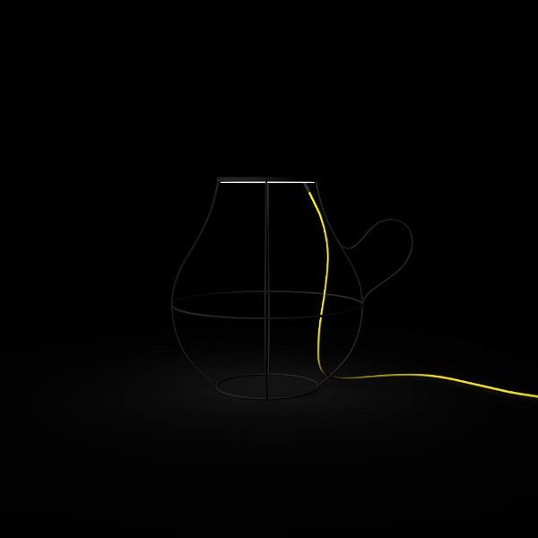 Fail Epoque la silhouette de lampe par Dima Loginoff