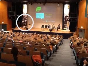 TDLP2012-salle+Twitterzone Live tweet par l’exemple aux Tribunes de la presse