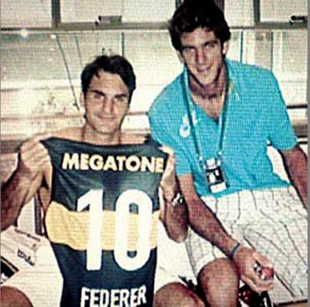 Federer supporter de Boca Juniors