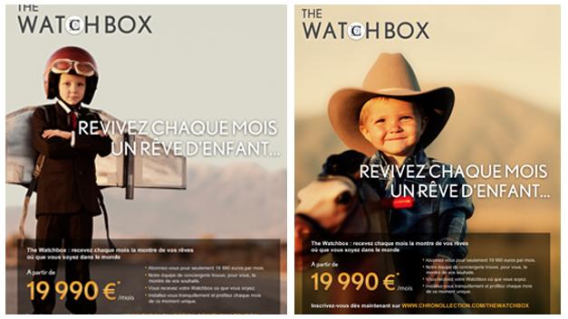 The-Watchox-campagne-de-pub The Watchbox, le coffret le plus cher du monde