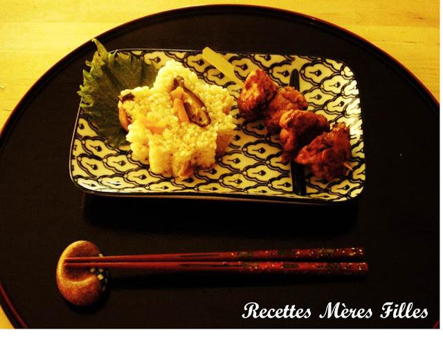 La recette Riz : Riz truffé aux Champignons / Takigomi - Gohan