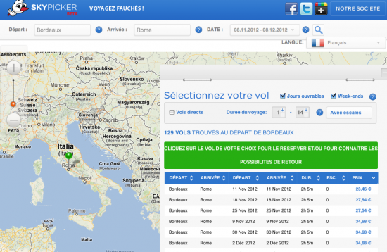 Skypiker Urbi et Orbis traçait déjà le trajet