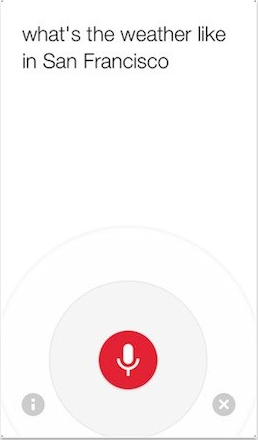 Lapplication Voice Search de Google est disponible pour iOS