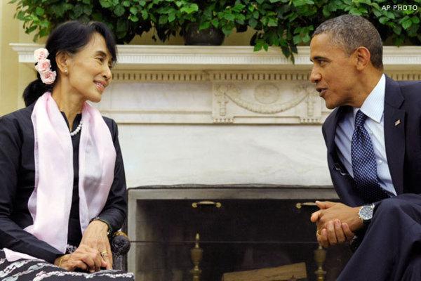 Aung San Suu Kyi sera une des toutes premières personnalités auxquelles Barack Obama rendra visite