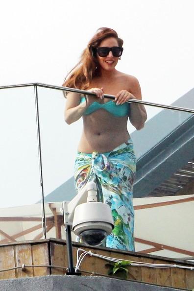 Lady Gaga en bikini à Rio de Janeiro