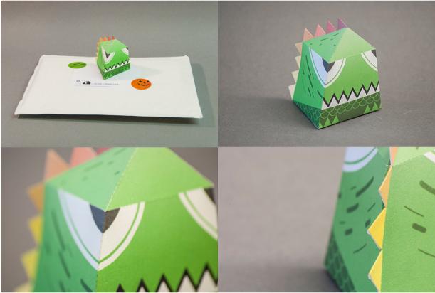 Monsters papertoys by Jens & Anna