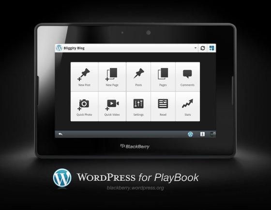 WordPress mis à jour sur la Playbook – v 2.2.4