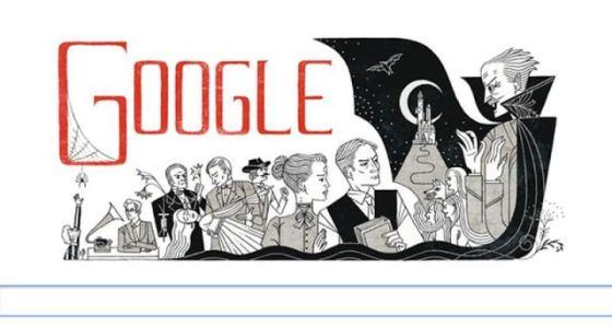 Google rends hommage à Bram Stoker