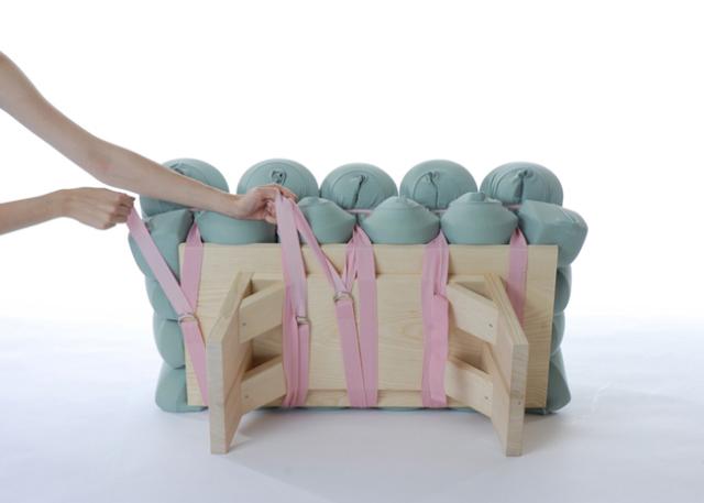 Design : Zieharsofika Seating par Meike Harde