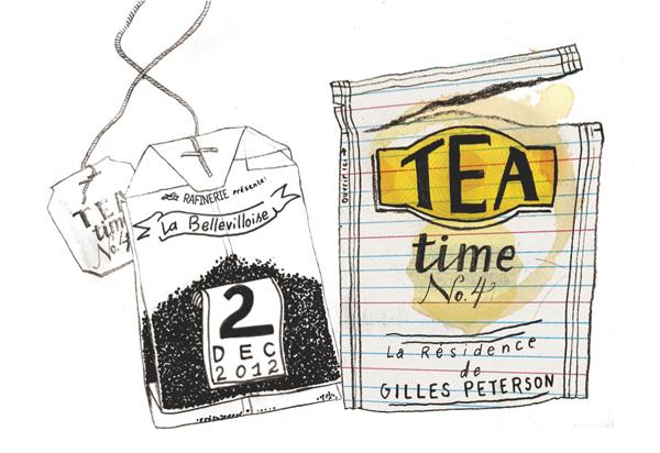(places a gagner) TEA-TIME by GILLES PETERSON à la Bellevilloise le 2 decembre