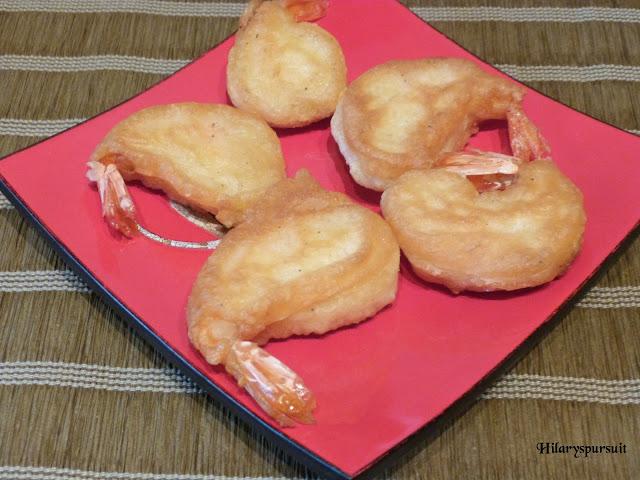 Beignets de crevette / Shrimp fritters Beignets de crevette / Shrimp fritters
