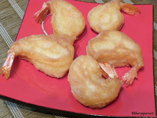 Beignets de crevette / Shrimp fritters Beignets de crevette / Shrimp fritters