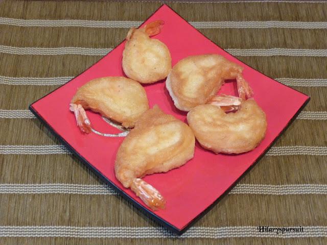 Beignets de crevette / Shrimp fritters Beignets de crevette / Shrimp fritters