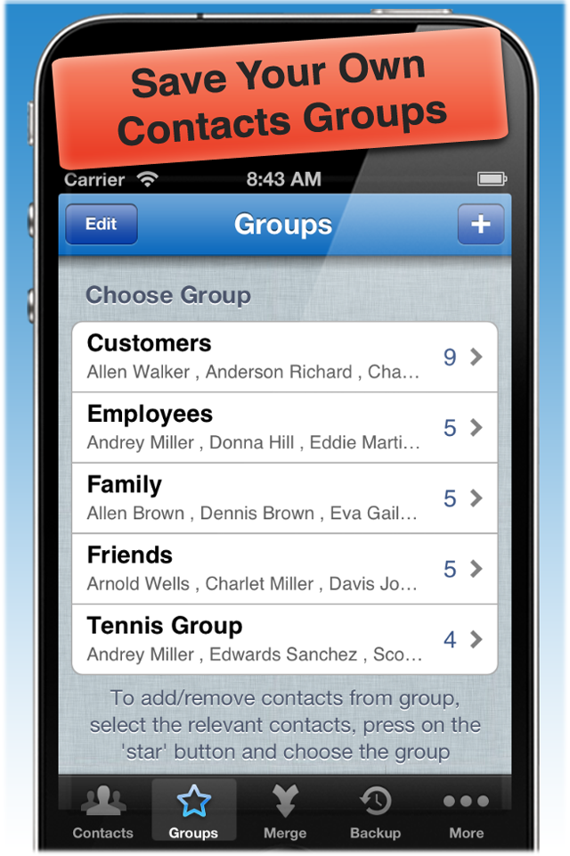 Multi Edit Contact, l’application qui édite vos contacts en 1 Click!