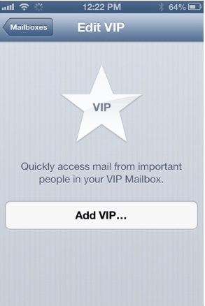 Liste VIP d'e-mails