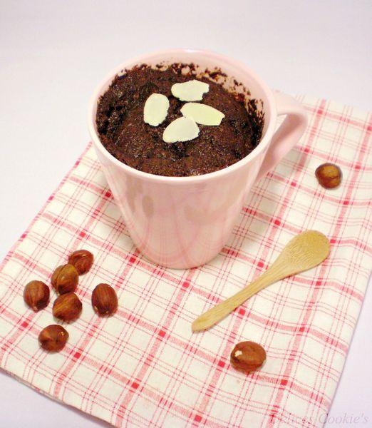 chocolate mug cake sans gluten sans oeuf 1edited