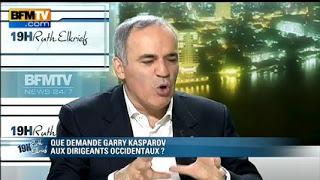 Garry Kasparov, invité de Ruth Elkrief sur BFM 