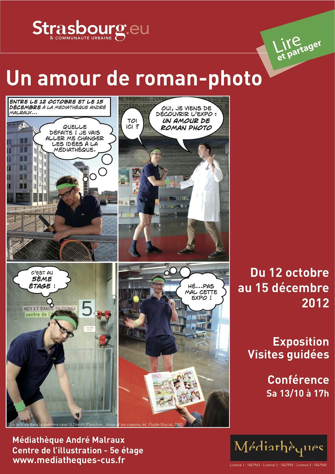 affiche-roman-photo Un amour de roman-photo : exposition à Strasbourg