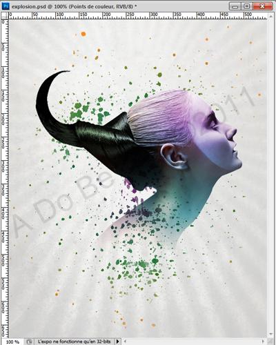 003 Mixed-media « Explosion »