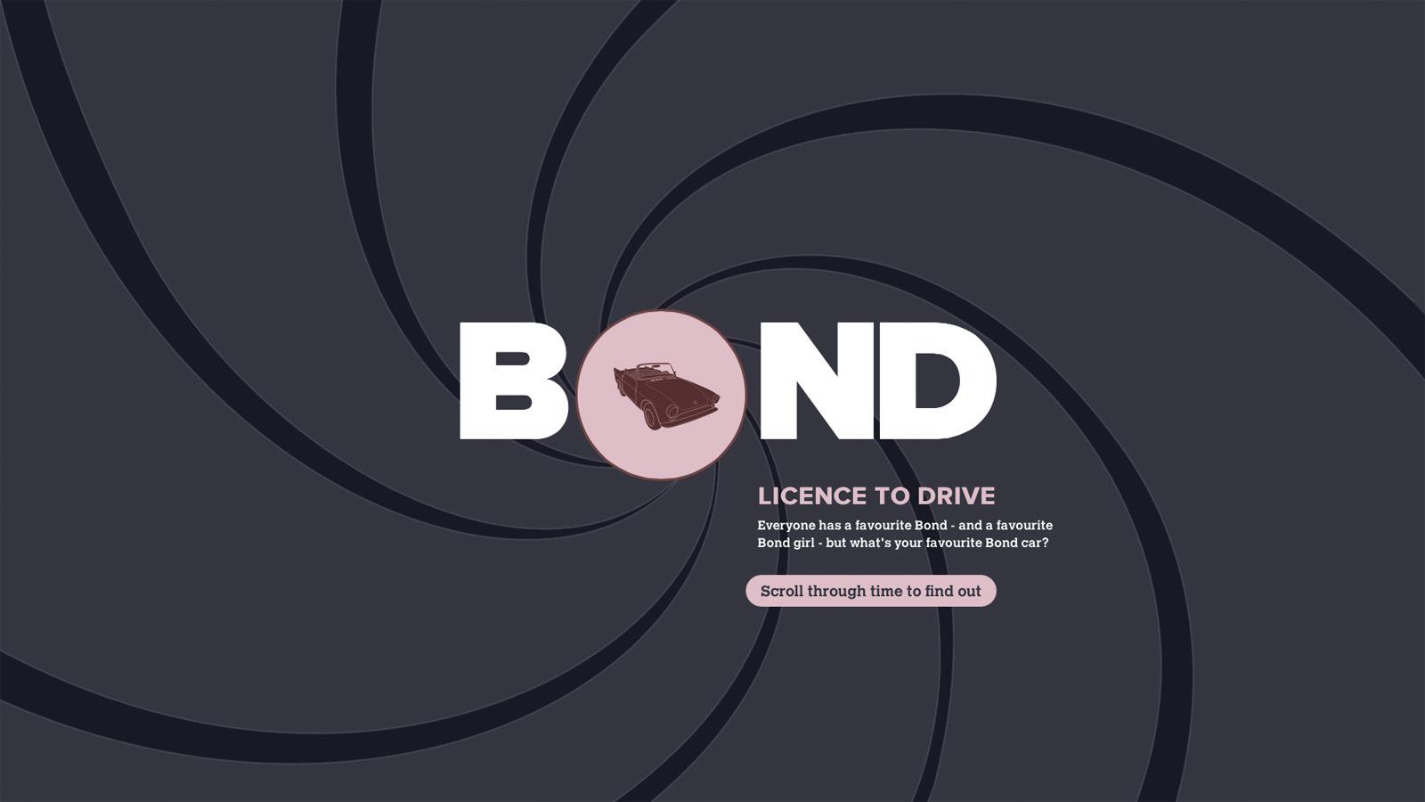 Bond cars | Licence to drive Bond cars | Licence to drive