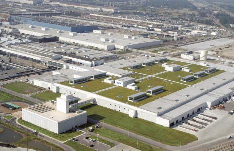 Le toit de l'usine Ford à Rouge Cradle to cradle