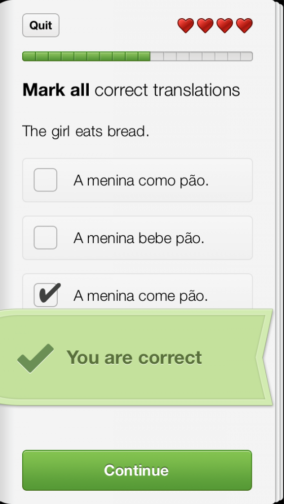 Apprenez une langue avec l’app Duolingo